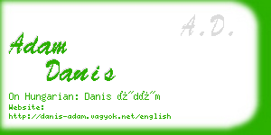 adam danis business card